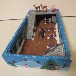 Santa's REINDEER BOOT CAMP where reindeer learn to fly [imaginary play] 80%wood